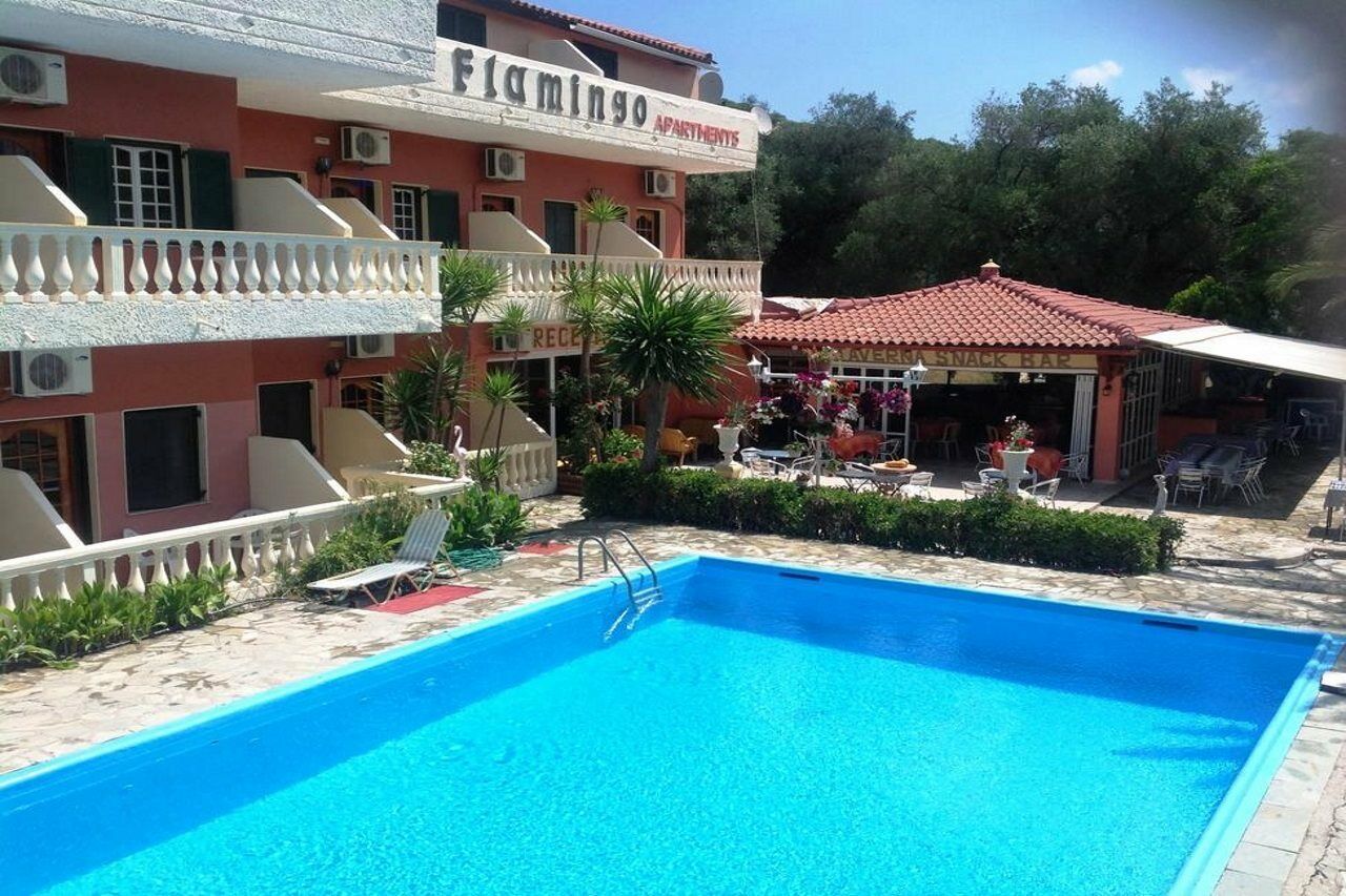 Flamingo Apartments Moraitika Corfu 外观 照片