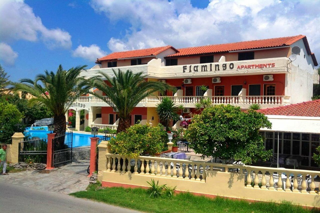 Flamingo Apartments Moraitika Corfu 外观 照片